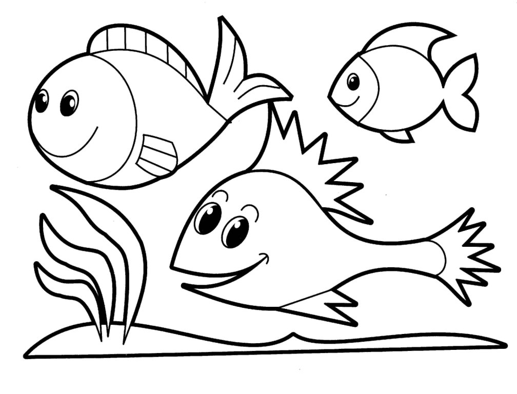 Easy Animal Coloring Pages For Kids at GetDrawings | Free download