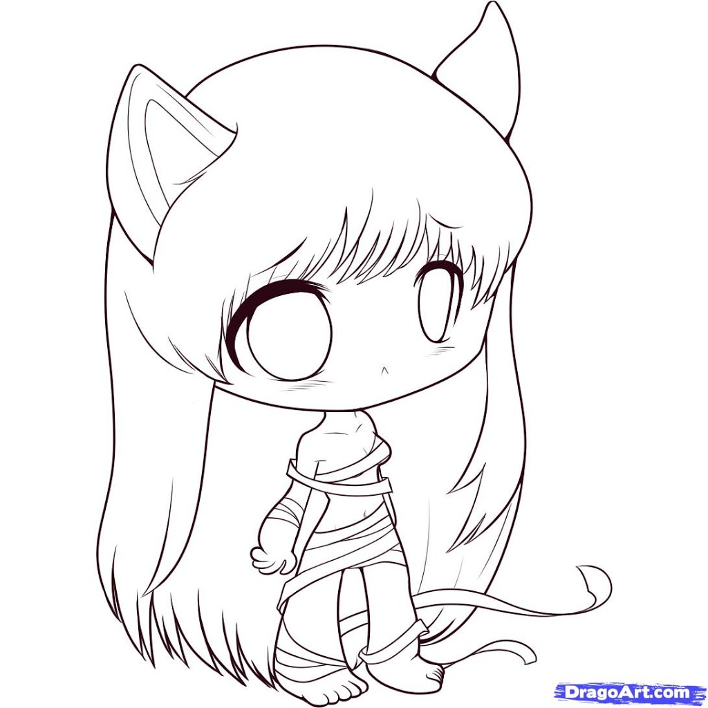 Featured image of post Kawaii Anime Coloring Pages Easy