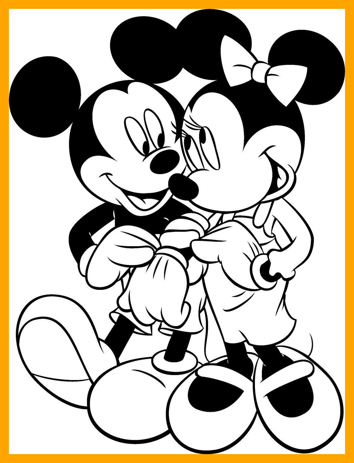 Easy Disney Coloring Pages at GetDrawings | Free download