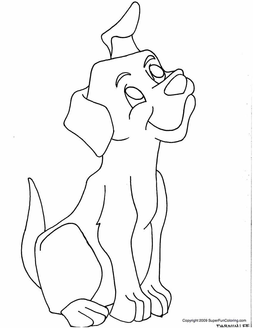 Easy Puppy Coloring Pages At GetDrawings Free Download