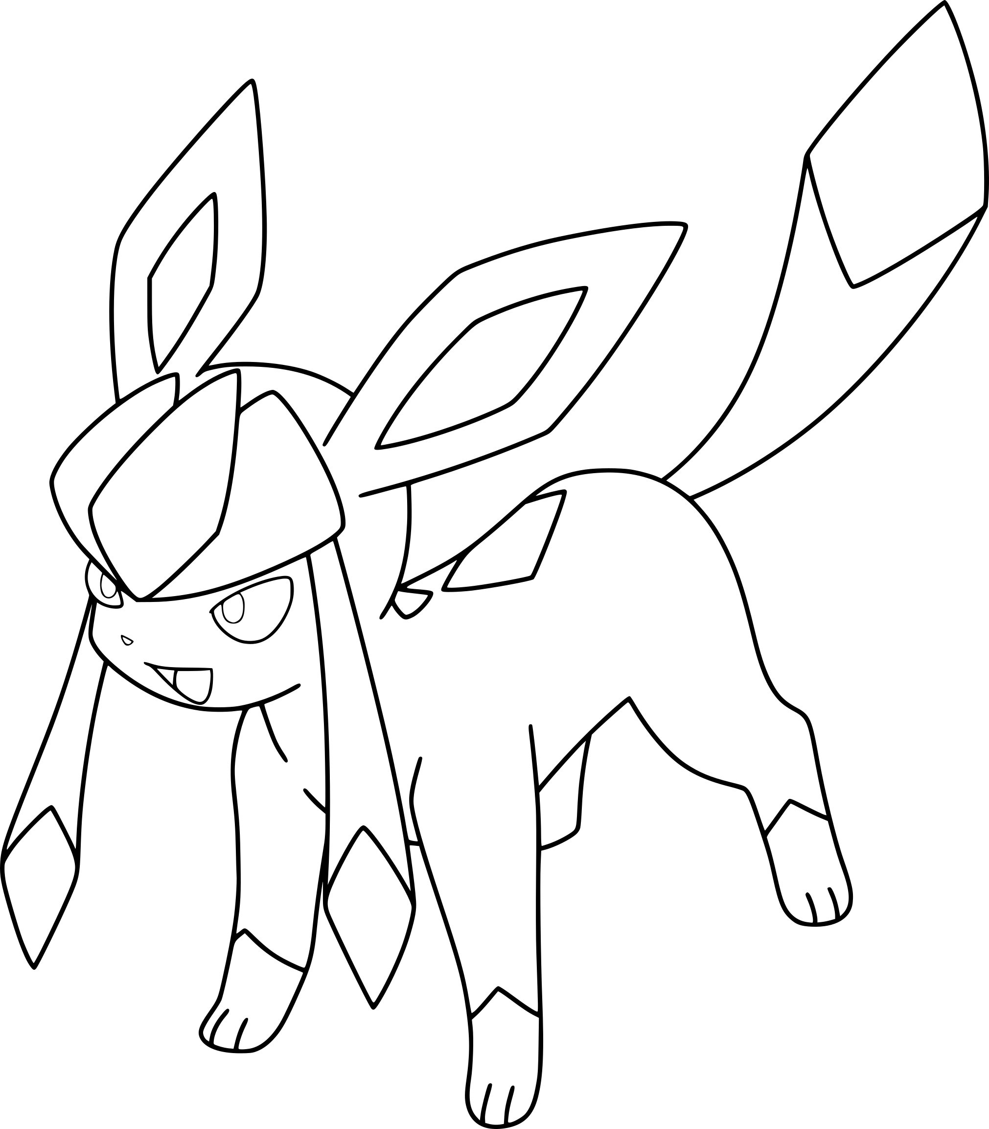 View Printable Pokemon Coloring Pages Eevee Evolutions Images COLORIST