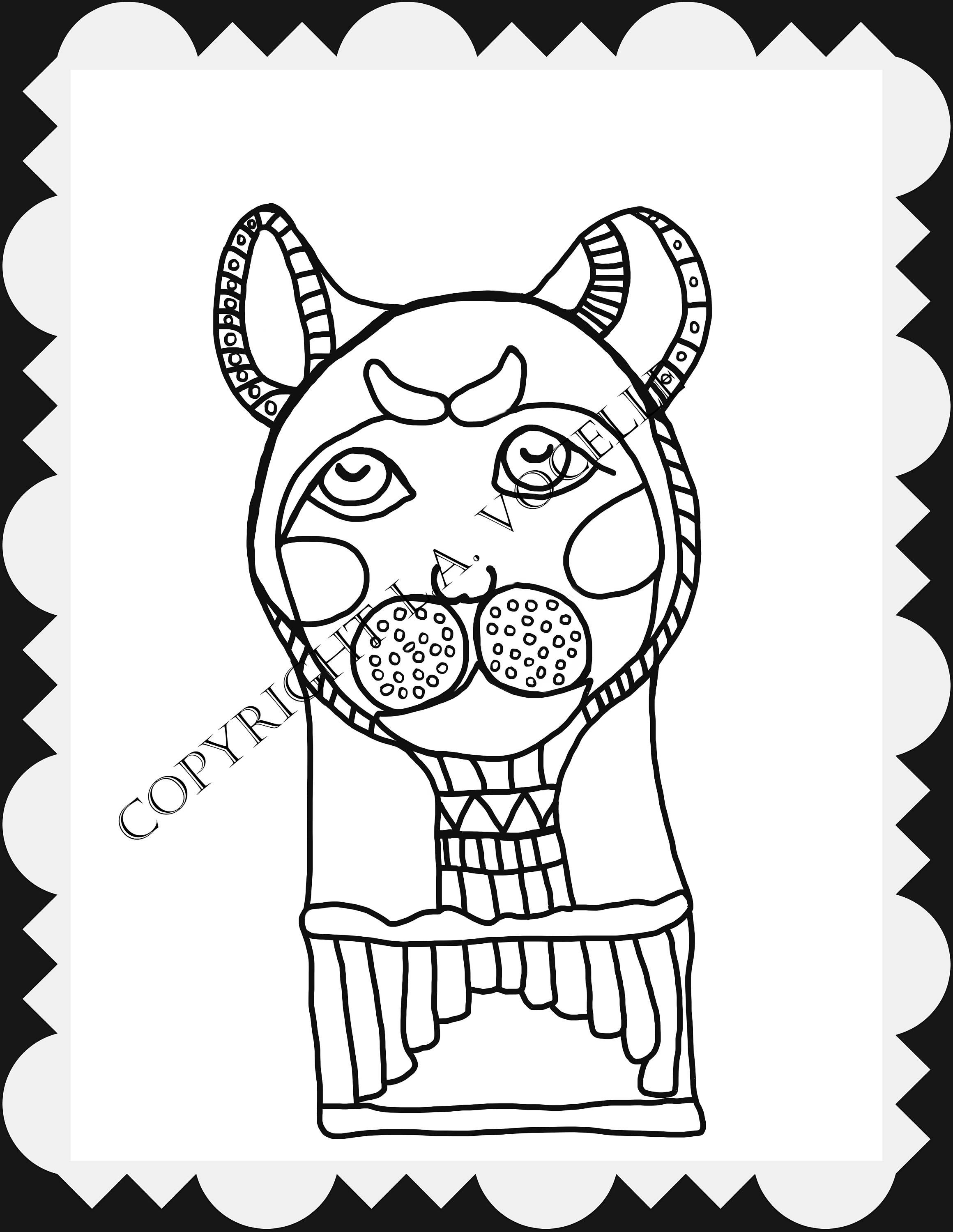Egyptian Cat Coloring Pages at GetDrawings | Free download
