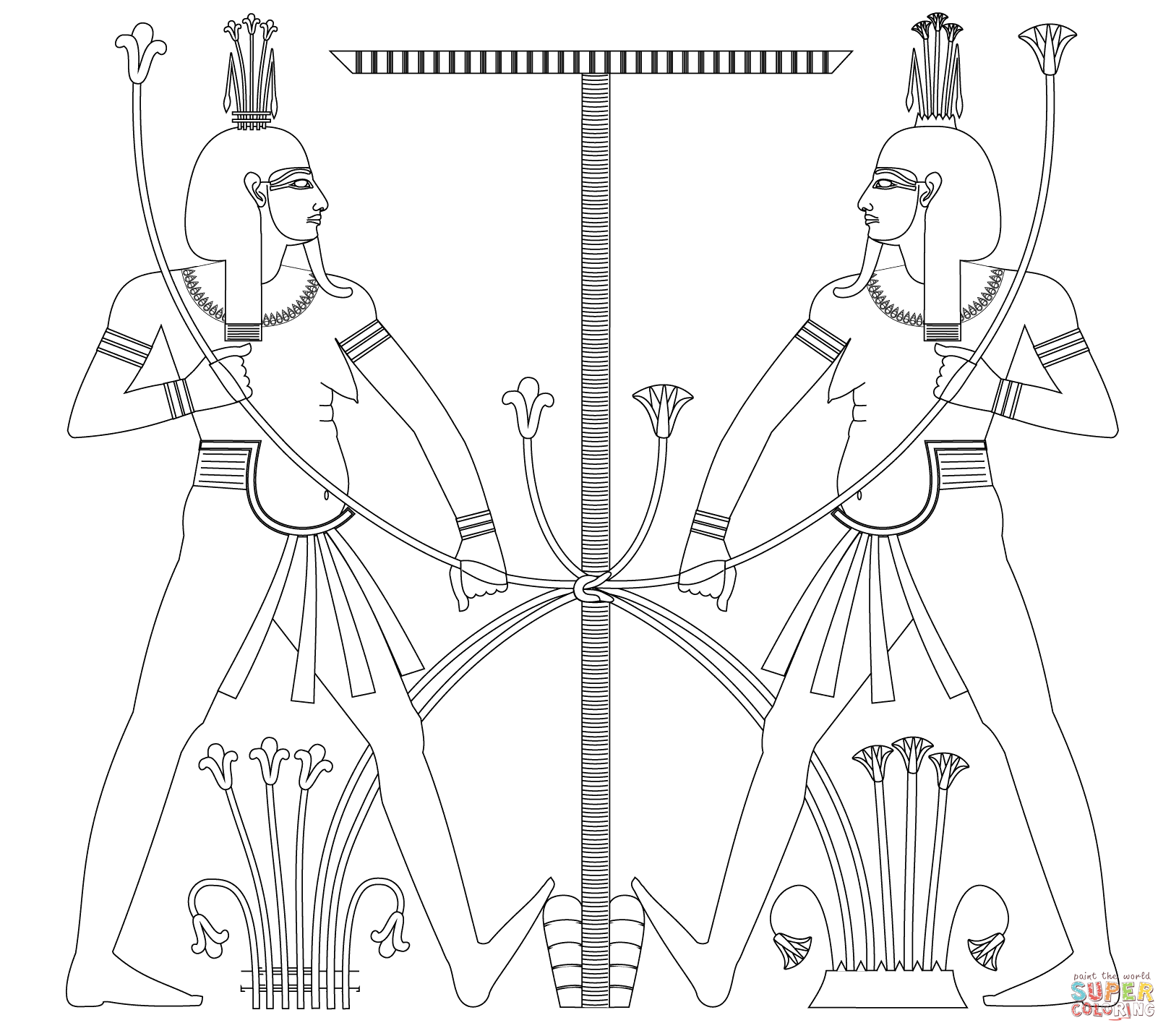 Egyptian Gods Coloring Pages at GetDrawings | Free download