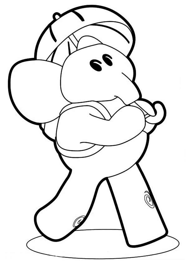 Coloring and Drawing: Pocoyo Elly Coloring Pages