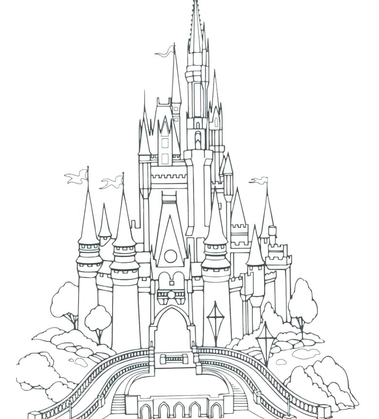 Elsa Castle Coloring Page at GetDrawings Free download