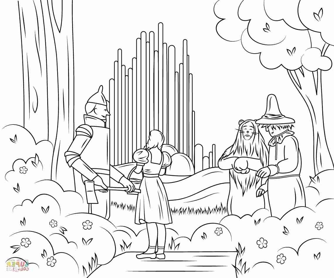 Emerald City Coloring Page At Getdrawings Free Download