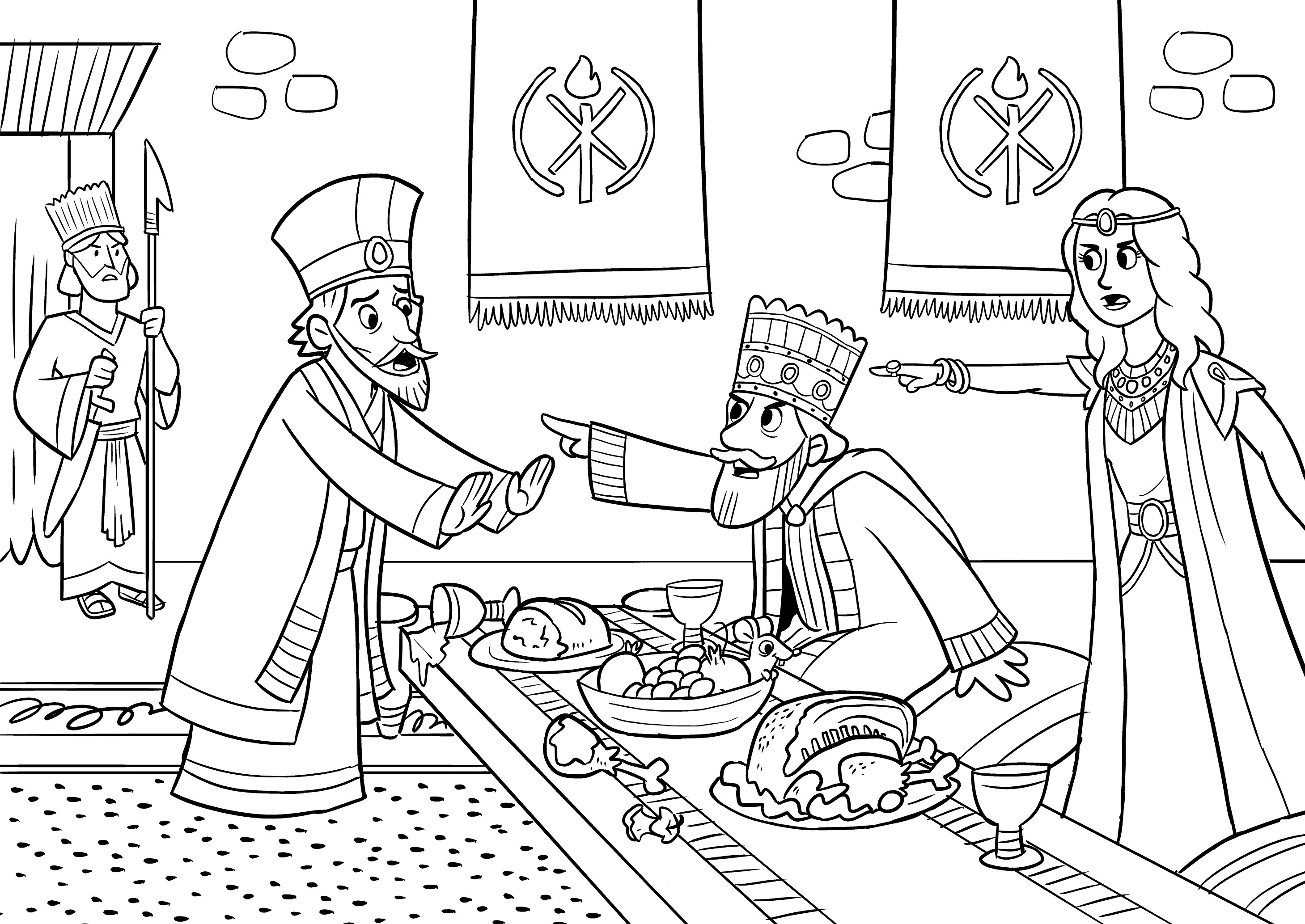 Esther Coloring Pages at GetDrawings | Free download