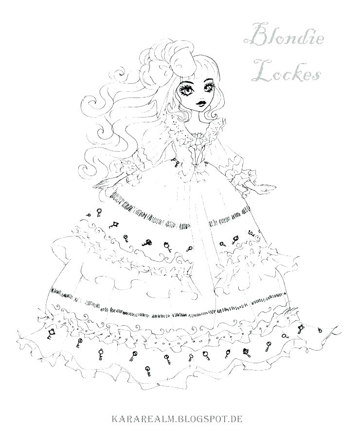 Ever After High Apple White Coloring Pages at GetDrawings | Free download