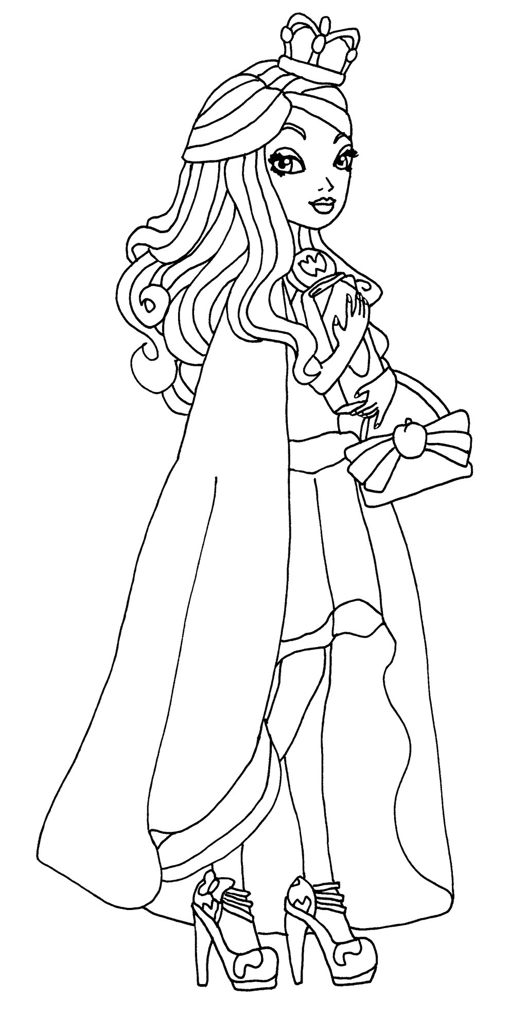 Ever After High Coloring Pages Kitty Cheshire at GetDrawings | Free