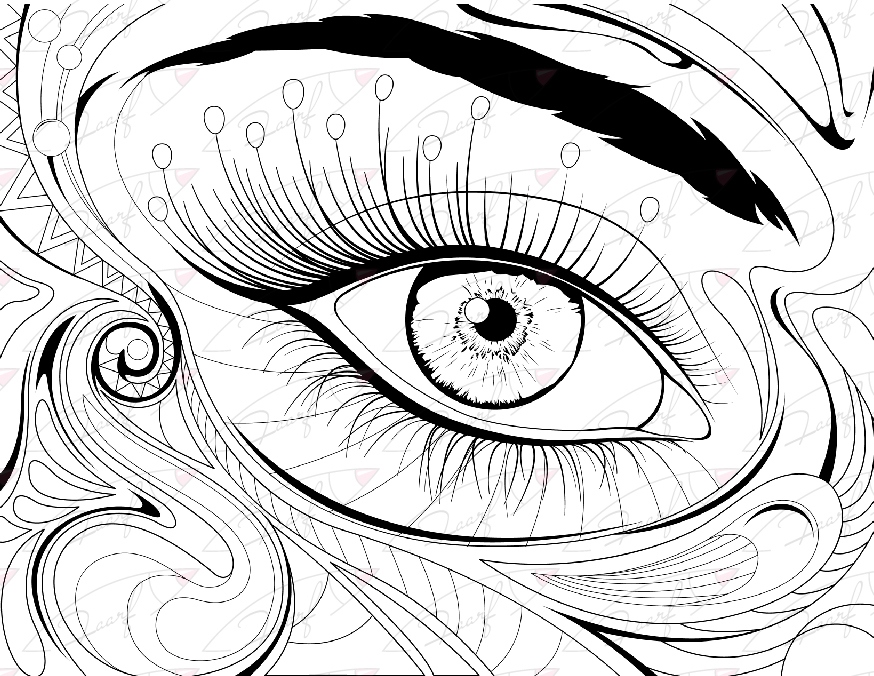 Eye Coloring Pages Printable At Getdrawings Free Download