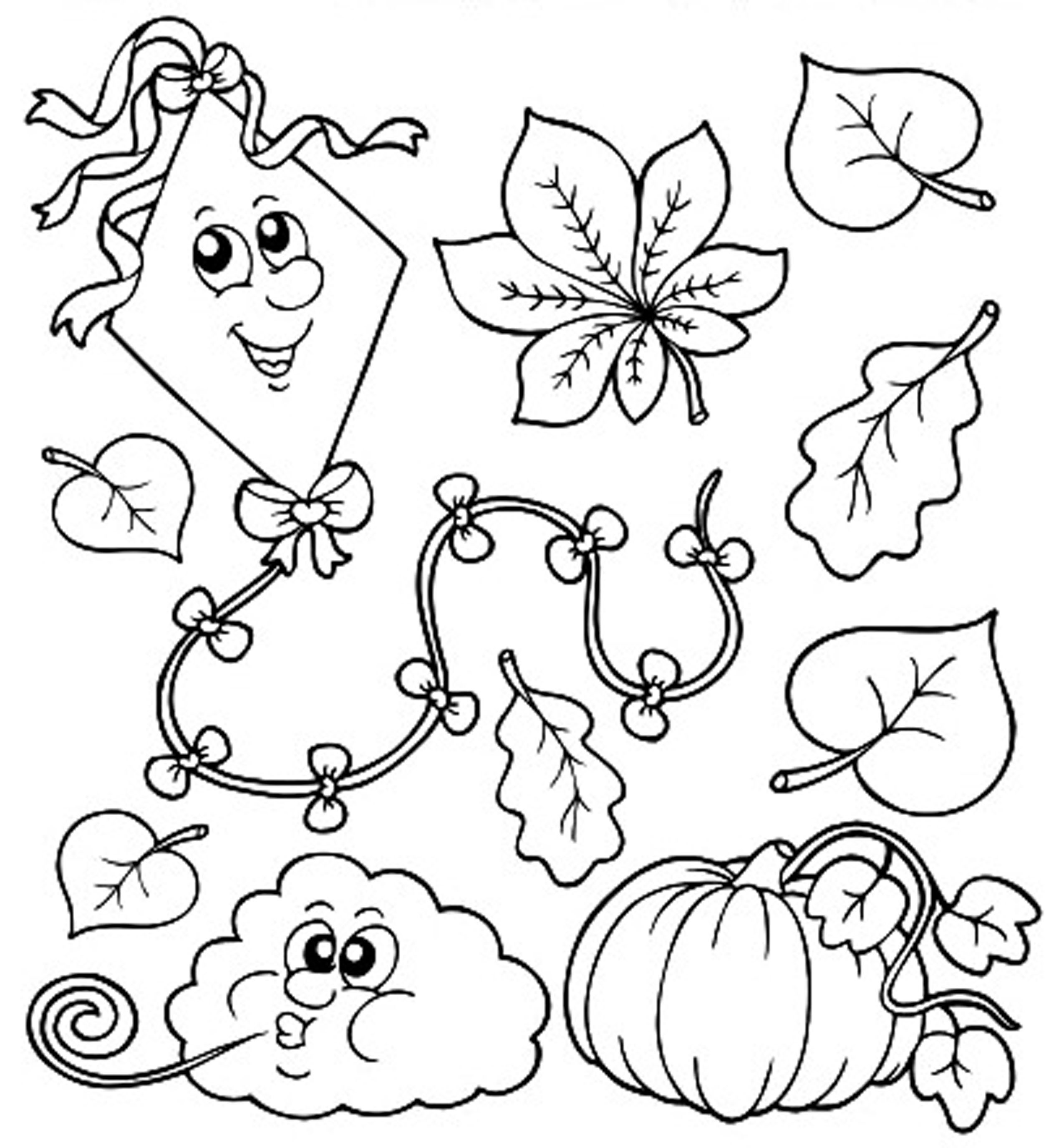 Fall Coloring Pages For Toddlers At GetDrawings Free Download