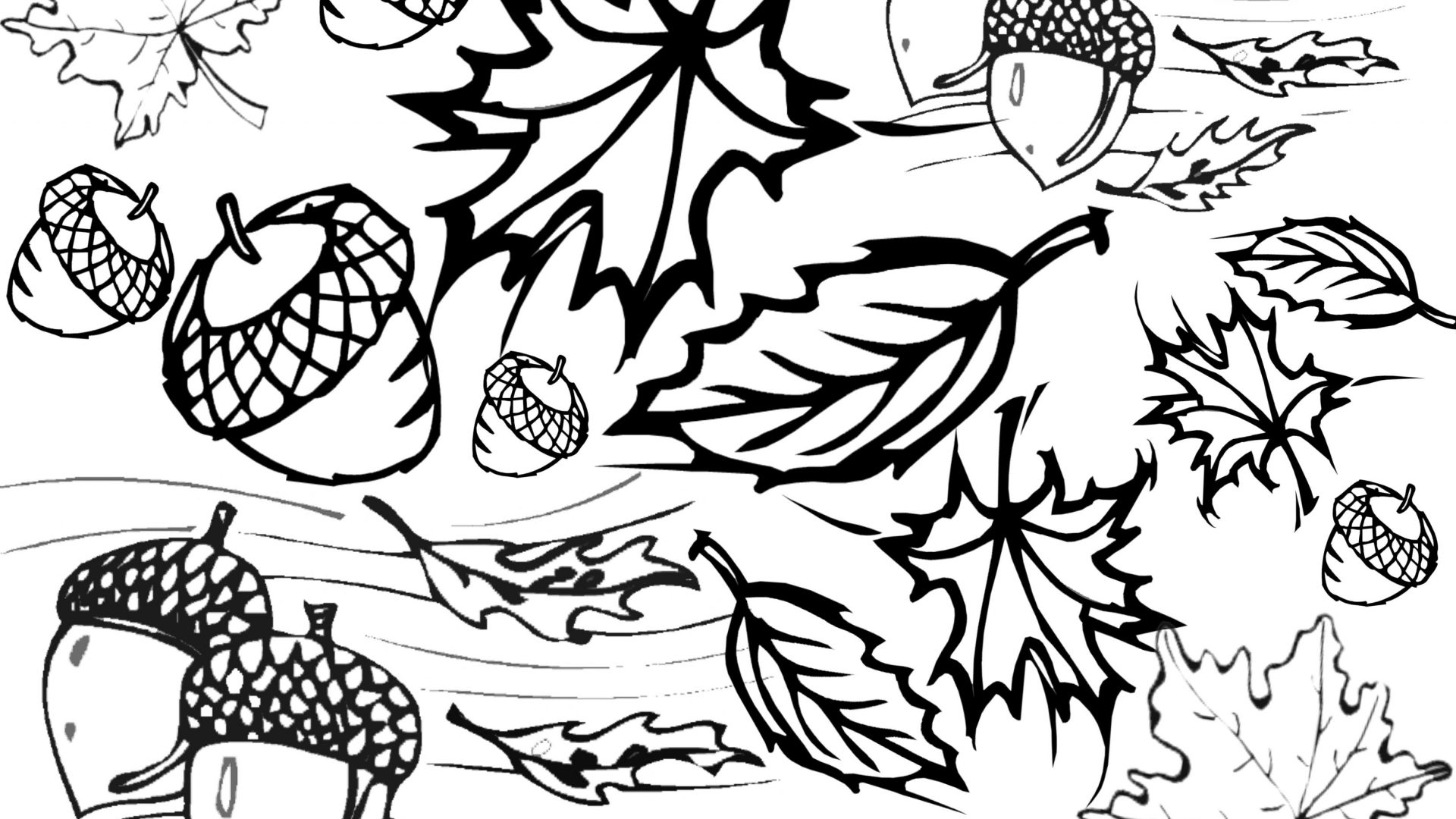 Fall Scene Coloring Pages at GetDrawings | Free download