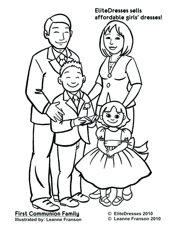 Preschool Family Coloring Worksheets For Kindergarten - Hd Football