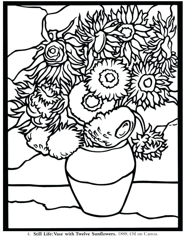 Famous Artwork Coloring Pages at GetDrawings Free download