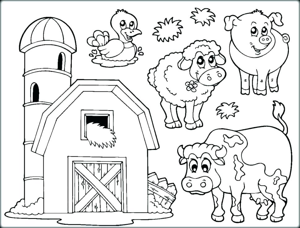 Farm Animal Coloring Pages at GetDrawings Free download