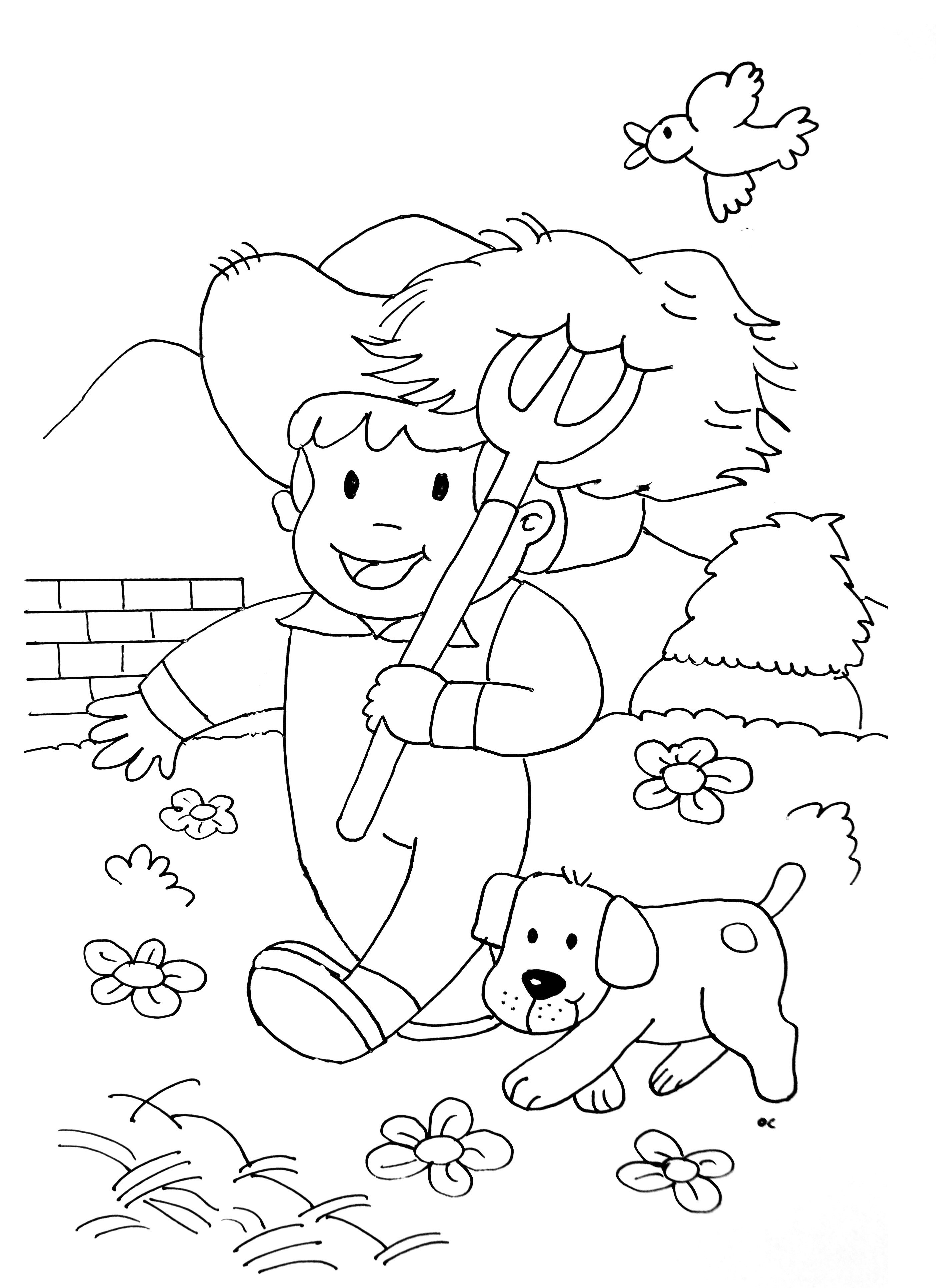 Farm Animal Coloring Pages For Toddlers at GetDrawings | Free download