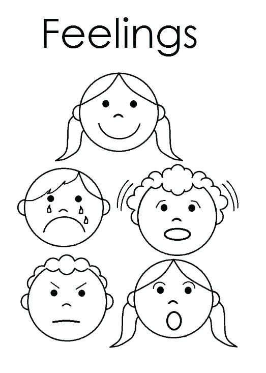 Feelings Coloring Pages At Getdrawings | Free Download