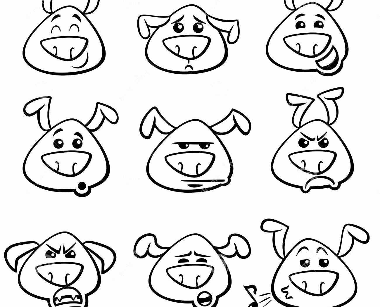 Free Printable Emotion Coloring Pages