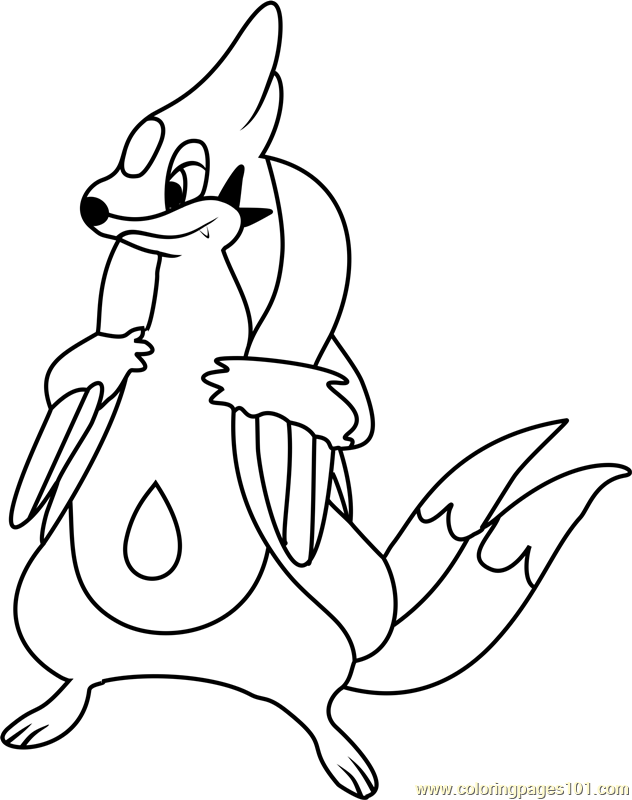 Feraligatr Coloring Page at GetDrawings | Free download