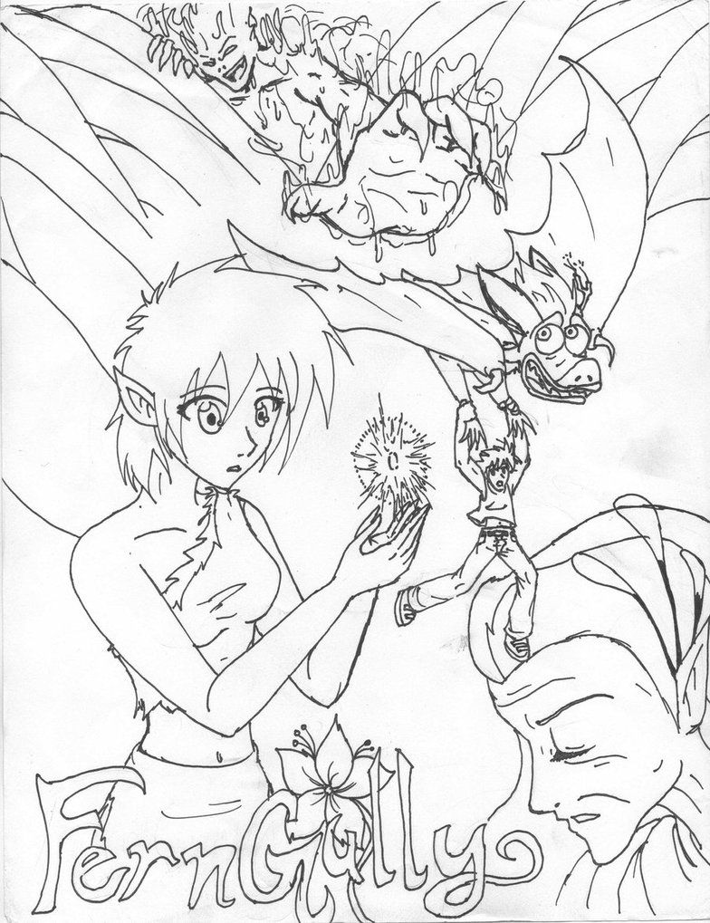 Ferngully Coloring Pages At Getdrawings Free Download 4158