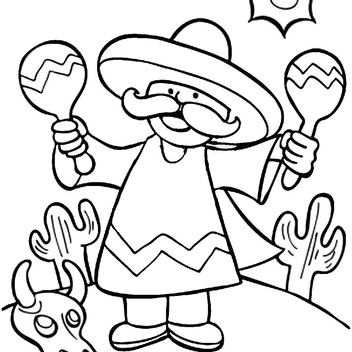 Fiesta Coloring Pages Free Printable At GetDrawings Free Download