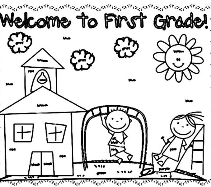 First Grade Coloring Pages at GetDrawings.com | Free for personal use