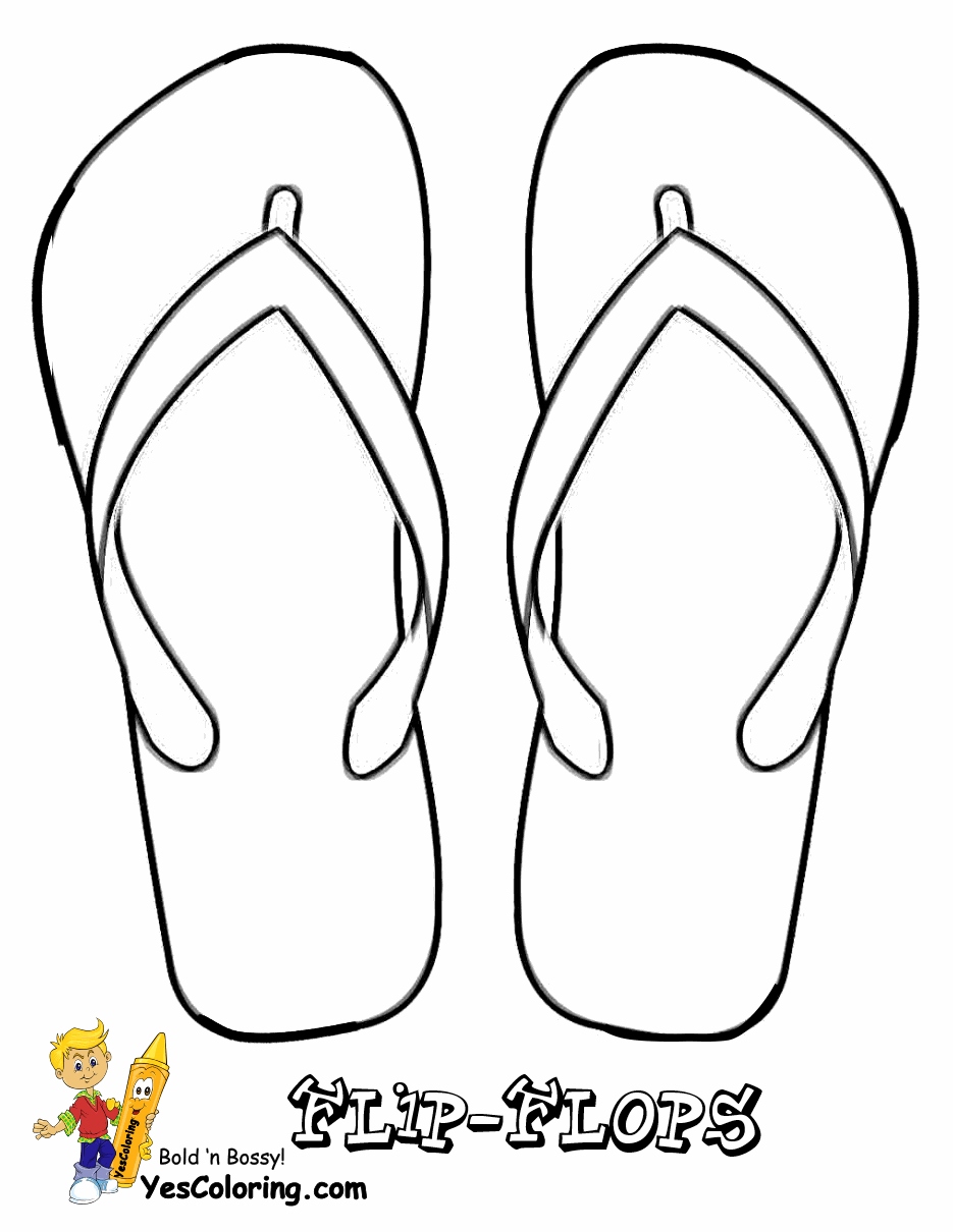 Flip Flop Template Printable Printable Templates