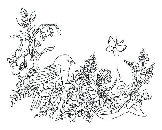 Flower Vine Coloring Pages At Getdrawings Free Download