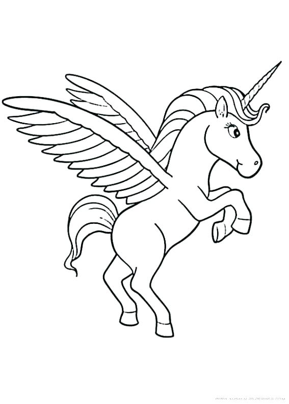 Flying Unicorn Coloring Pages at GetDrawings | Free download