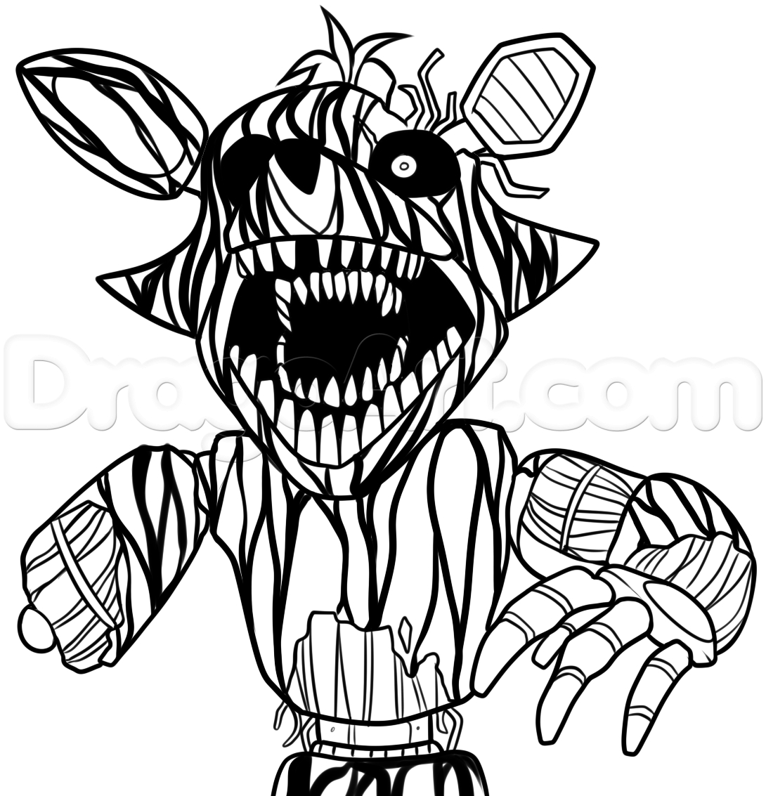 Featured image of post Foxy Fnaf Coloring Pages All Characters