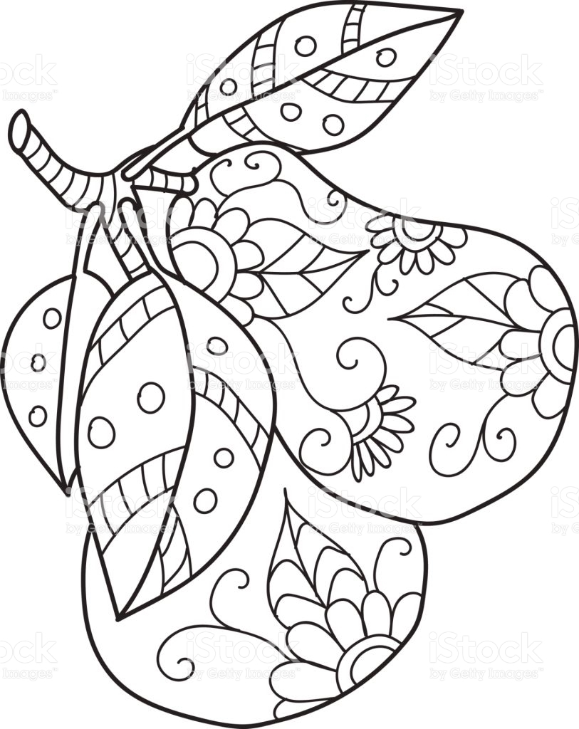 Featured image of post Fruit Coloring Pages For Adults