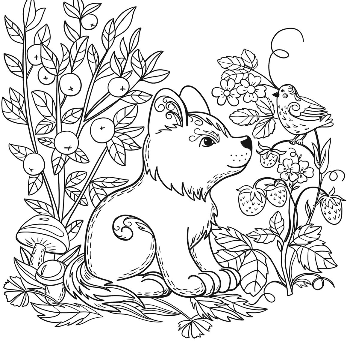 Forest Coloring Pages Printable Coloring Pages