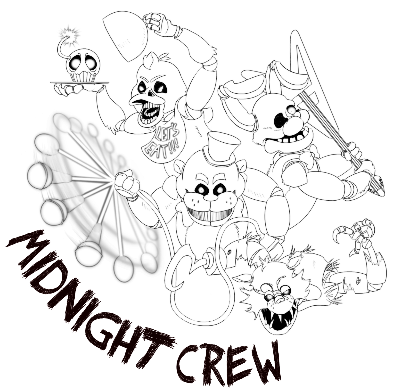Freddy Fazbear Coloring Page At Getdrawings Free Download