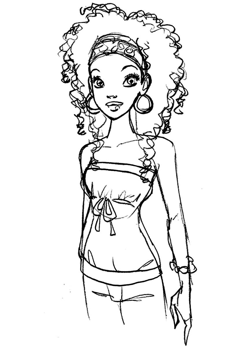 Free African American Coloring Pages at GetDrawings | Free download