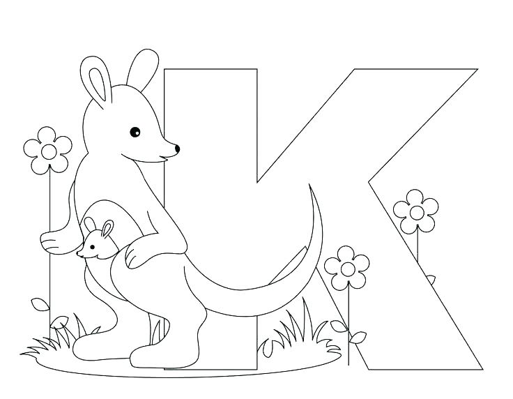 Alphabet Colouring Pages Free