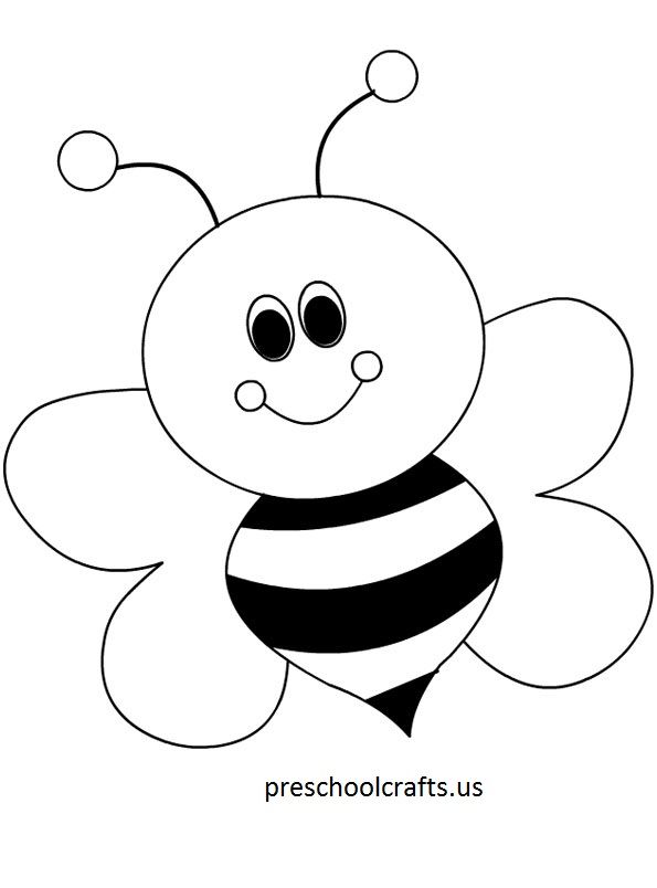 Free Bee Coloring Pages At Getdrawings Free Download