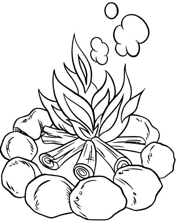 Camping Coloring Pages For Preschoolers at GetDrawings ...
