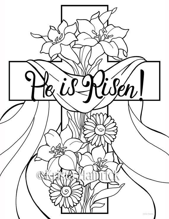 Free Christian Easter Coloring Pages at GetDrawings | Free ...