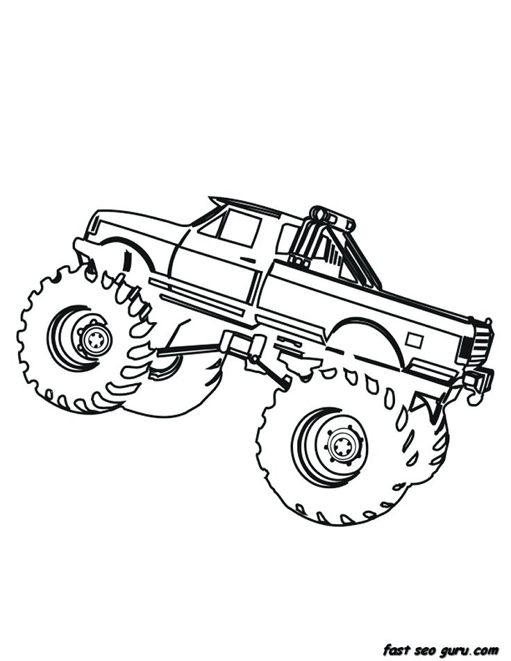 Free Coloring Pages Of Cars And Trucks at GetDrawings | Free download