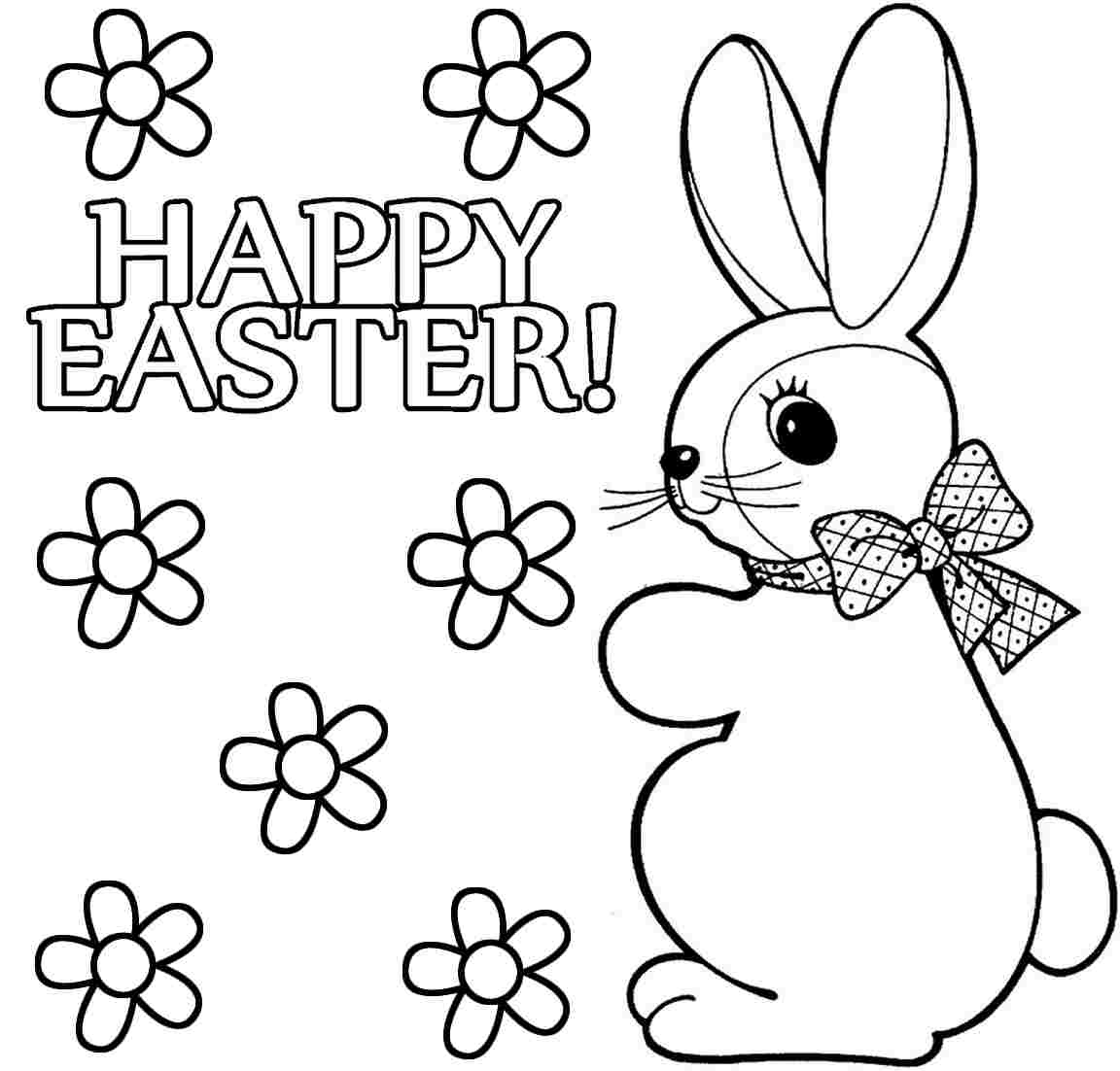 Free Easter Bunny Coloring Pages at GetDrawings | Free download