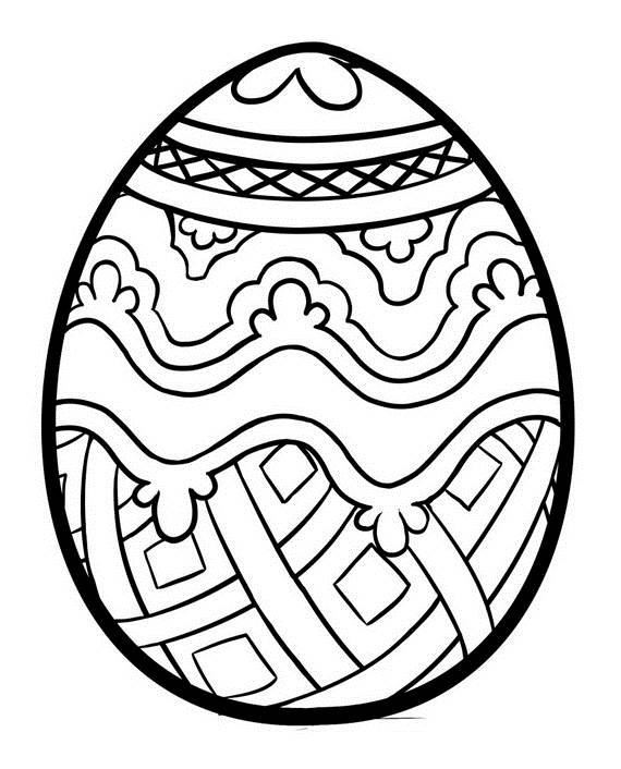 Easter Egg Coloring Pages Free Printable At GetDrawings Free Download