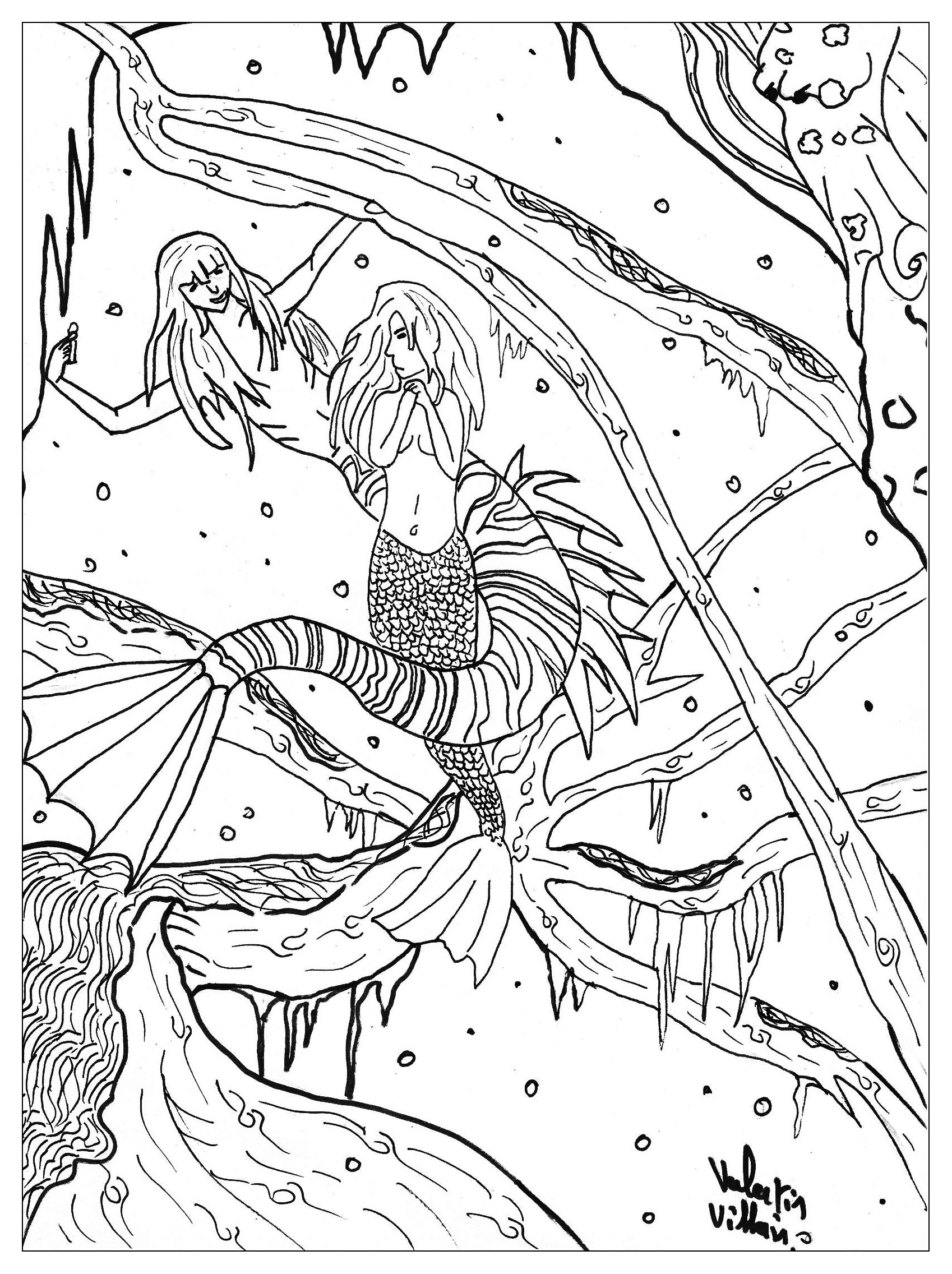 Free Fantasy Coloring Pages At Getdrawings Free Download