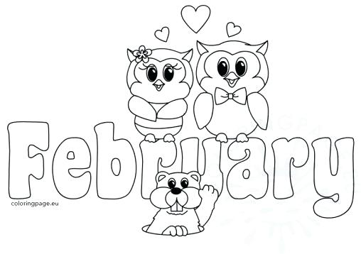 Free February Coloring Pages At Getdrawings Free Download