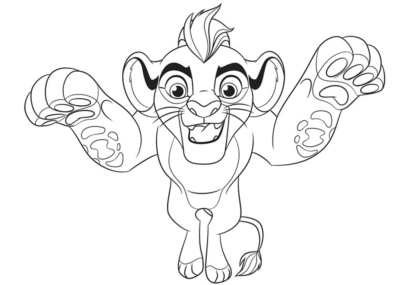 Free Lion Guard Coloring Pages at GetDrawings Free download