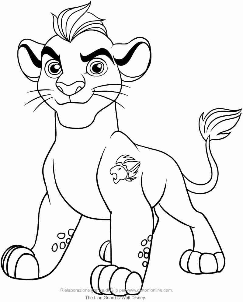 Free Lion Guard Coloring Pages at GetDrawings | Free download