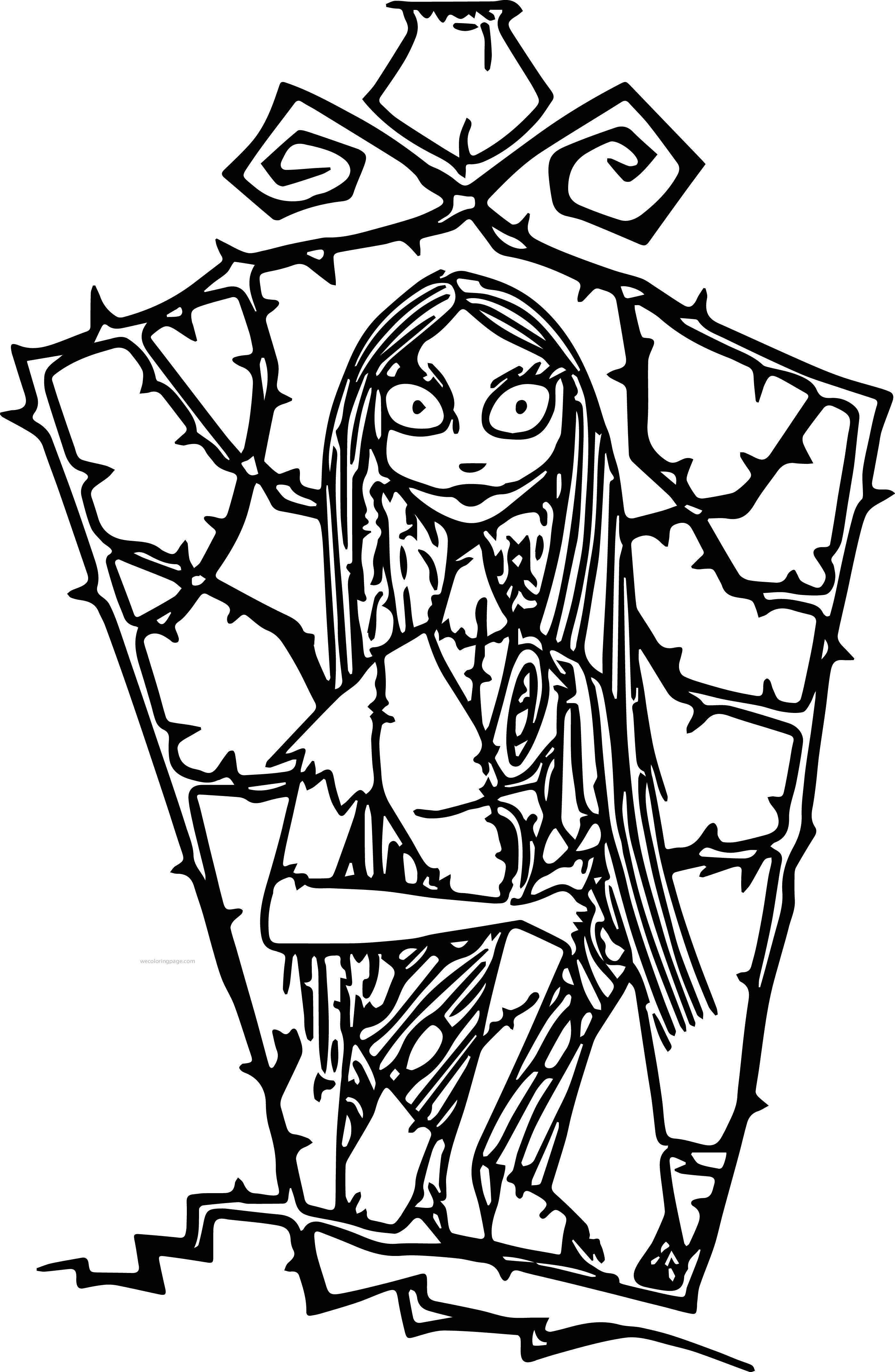 Free Nightmare Before Christmas Coloring Pages Printable at GetDrawings