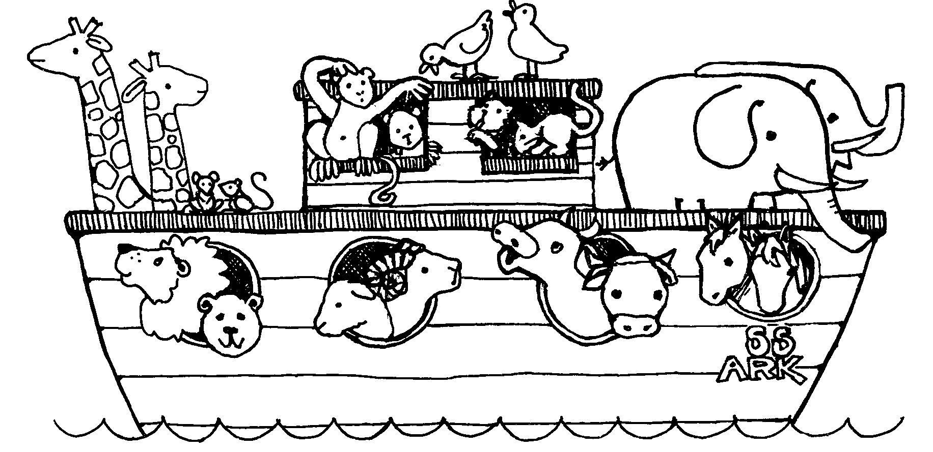 Free Noah Ark Coloring Pages at GetDrawings Free download