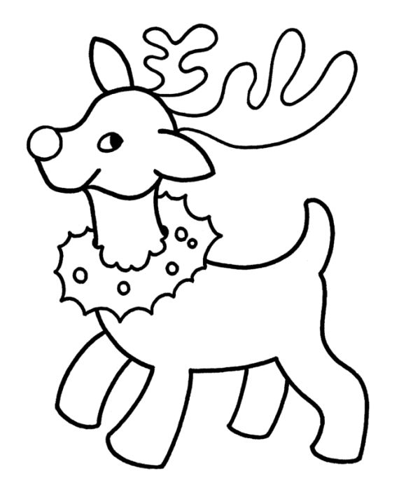 Free Christmas Coloring Pages For Pre K