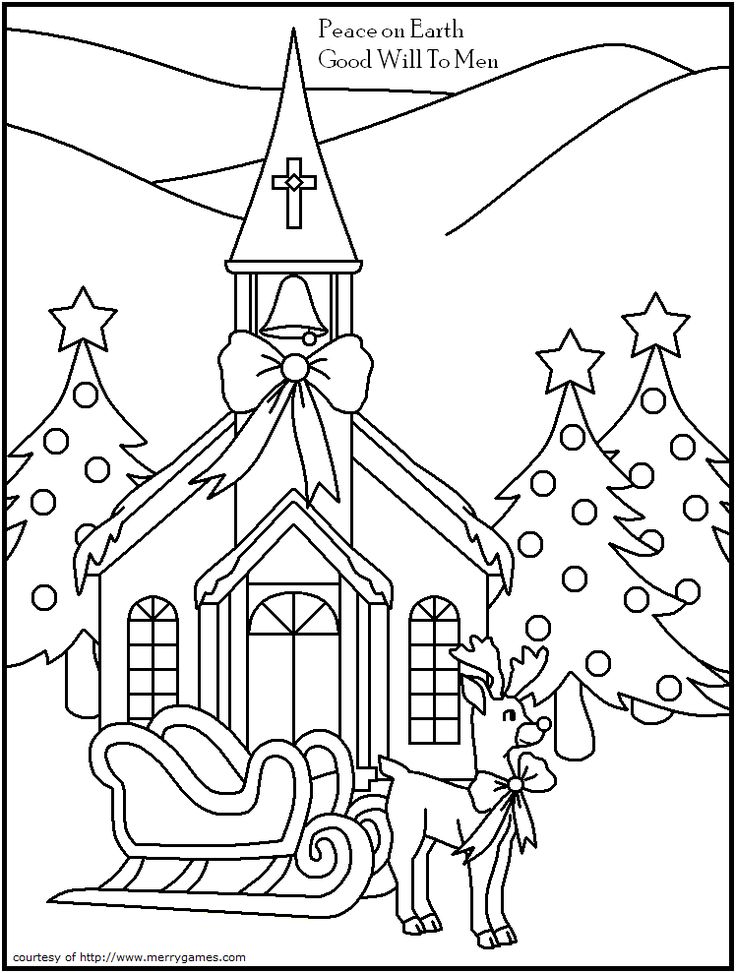 Free Printable Christian Christmas Coloring Pages At GetDrawings Free