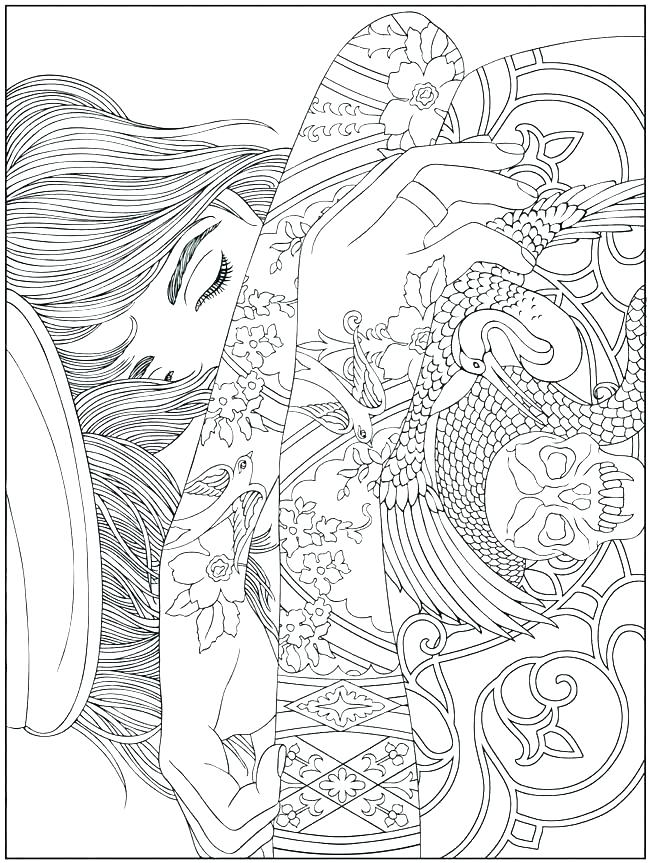 Free Printable Coloring Pages For Adults Advanced at GetDrawings | Free